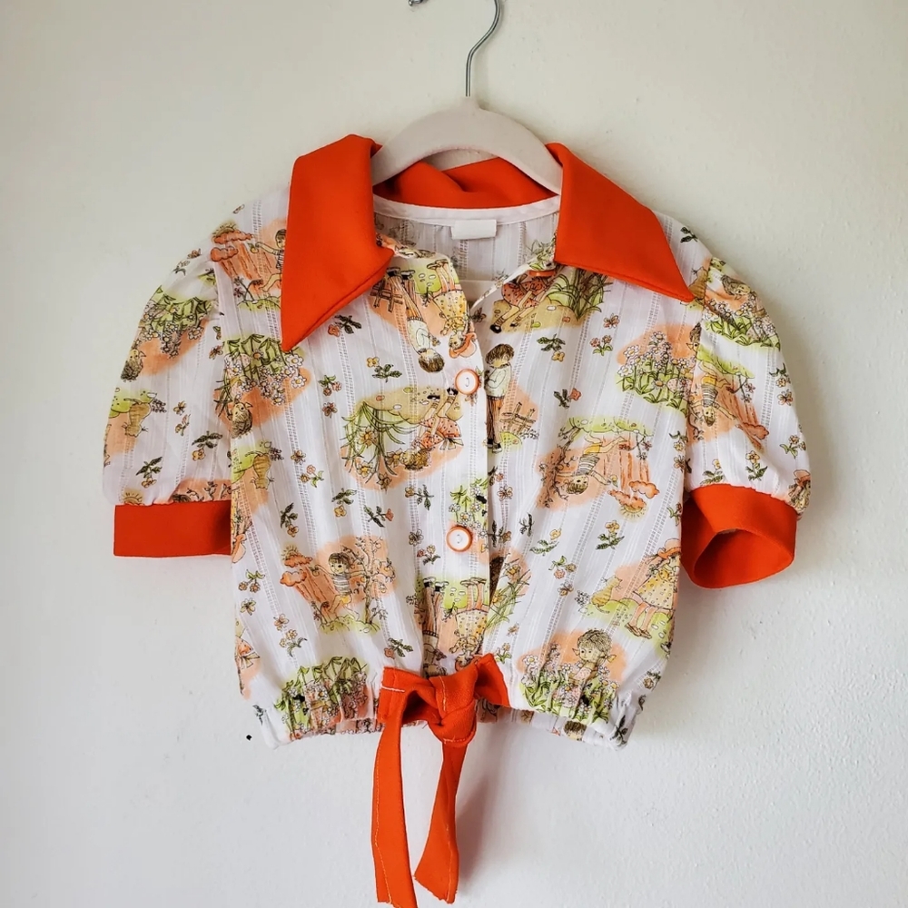 Vintage crop top